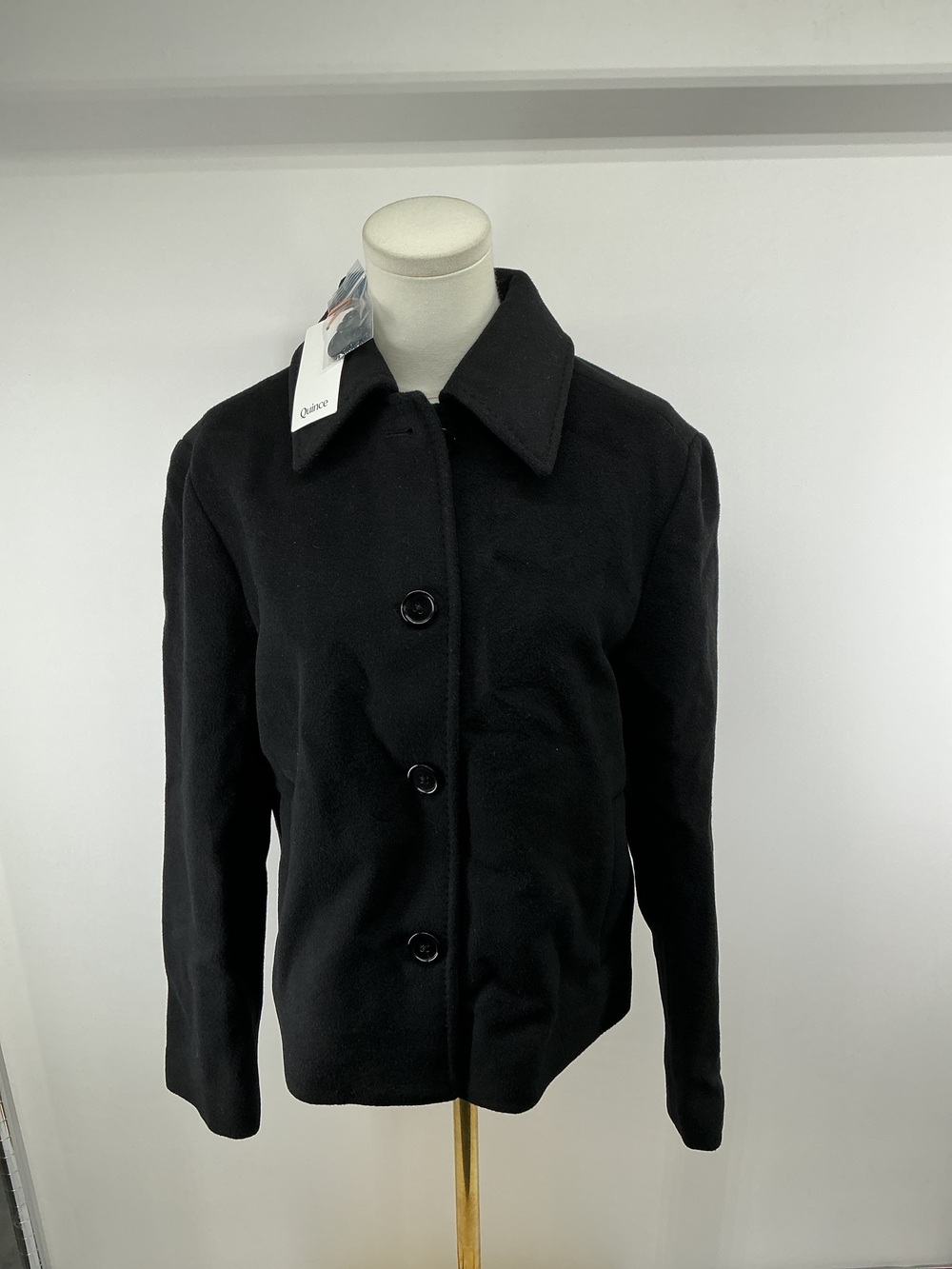 Wool Cashmere Short Coat
